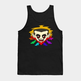 Halloween pictures on t-shirt for children draculla Tank Top